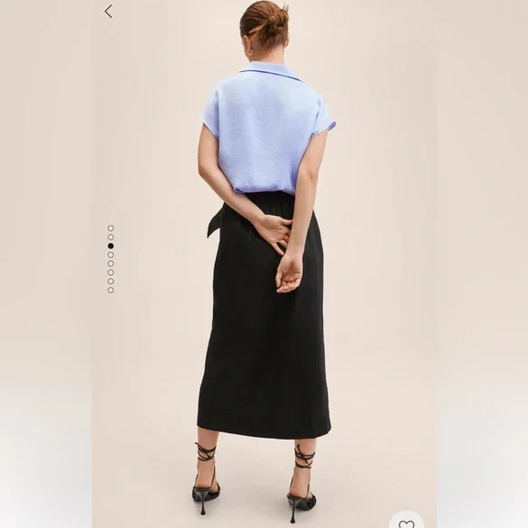 Satin finish flowy shirt